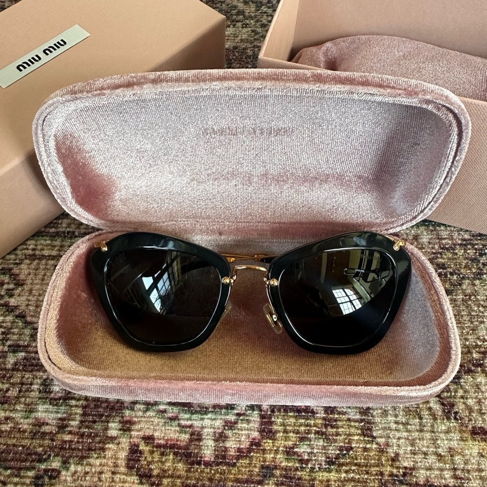 Miu Miu Special Project Black Sunglasses